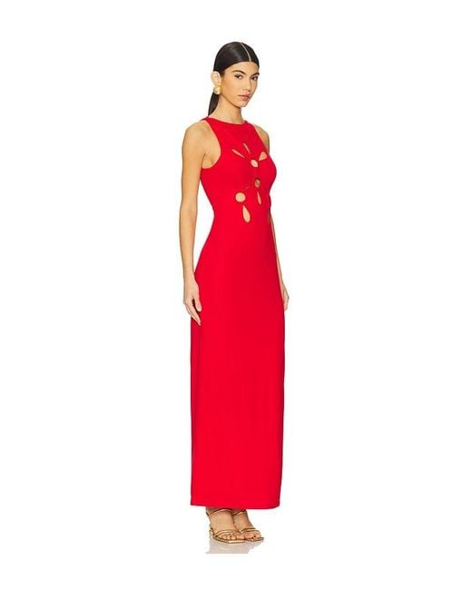 Cult Gaia Red Brody Gown
