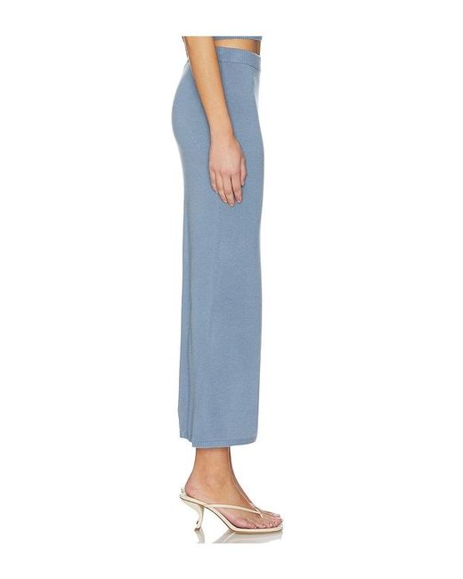 Lovers + Friends Blue Genie Pull On Maxi Skirt