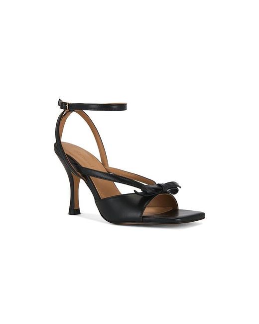 Flattered Black Margo Sandal