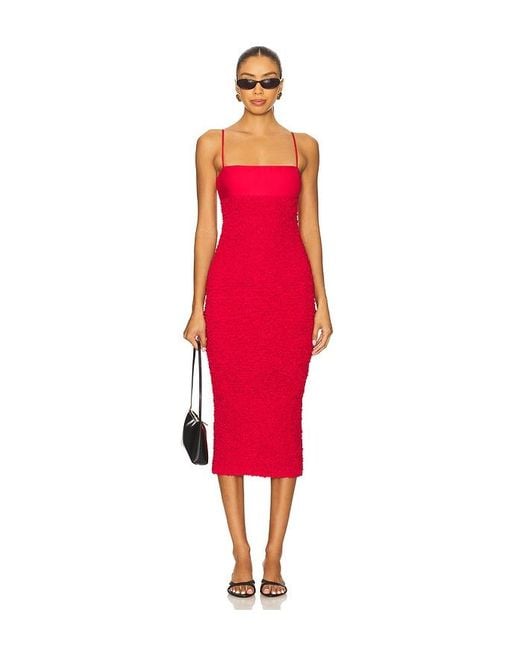 House of Harlow 1960 Women's Red X Revolve Mila Midi Dress