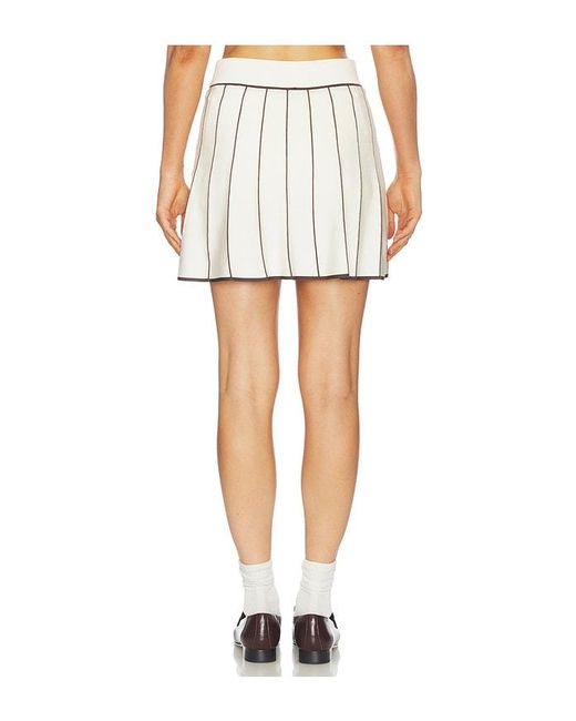 Malbon White Aurora Mini Skirt