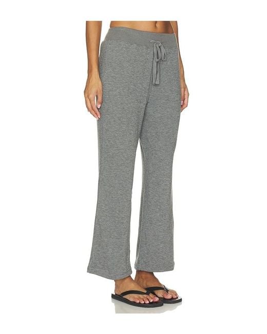 Bobi Gray Comfort Waist Crop Flare