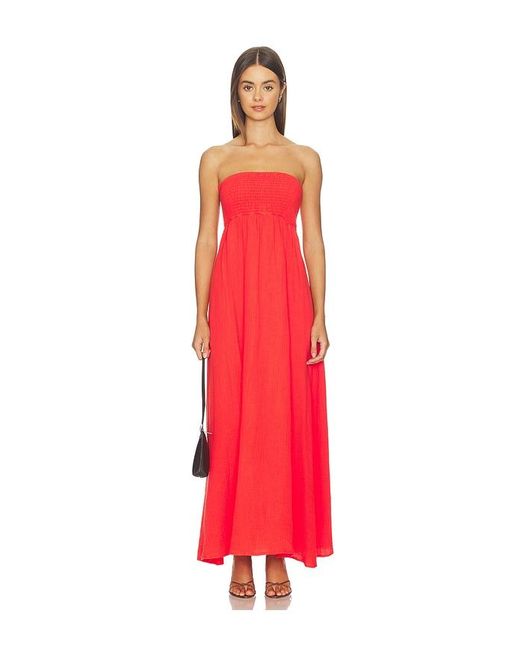 Beach Riot Red Yula Maxi Dress