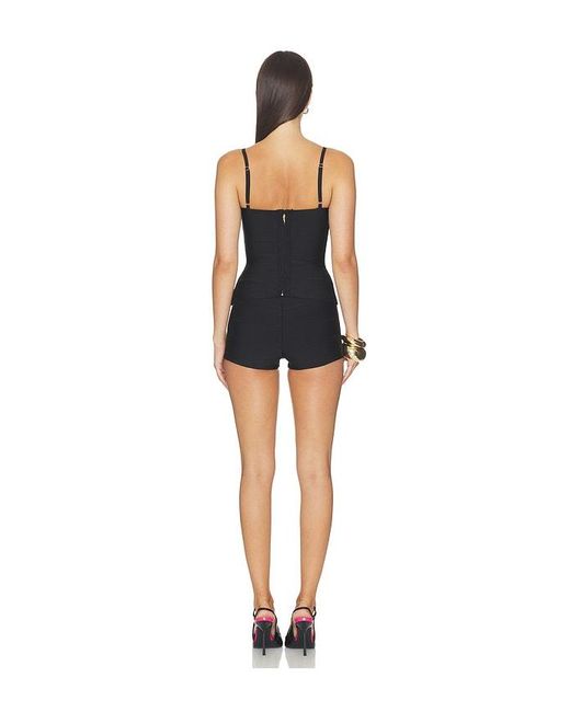 superdown Black Raven Bandage Short Set