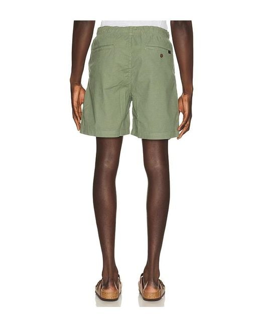 Faherty Brand Green Essential Drawstring Short for men
