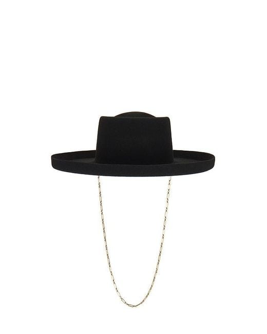 Lack of Color Black Lawson Boater Hat
