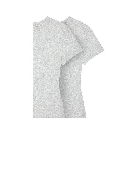 Skims Cotton Jersey 2 Pack T-Shirt White