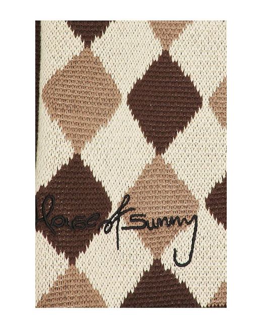 House Of Sunny Brown Daily Grind Knit Sweater for men