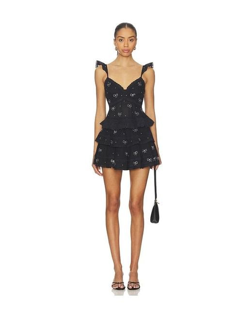 LoveShackFancy Black Rock Ruffle