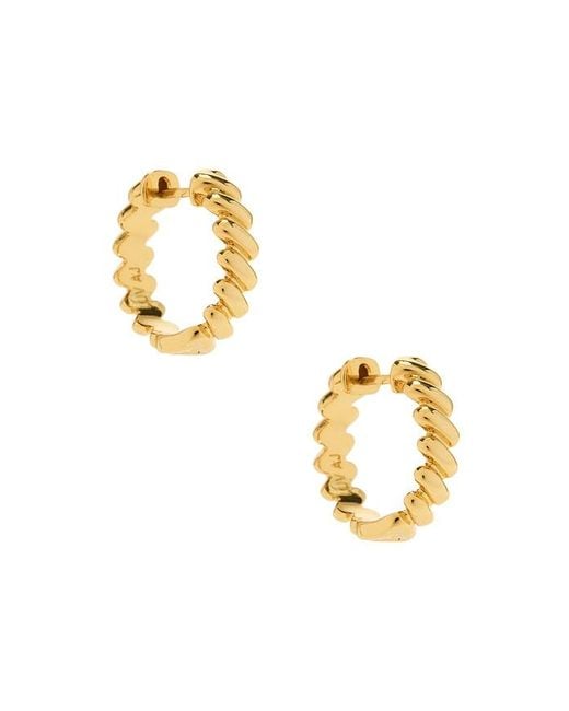 Aros The Mini Snake En Color Oro Metálico Talla En Luv Aj de color Metallic
