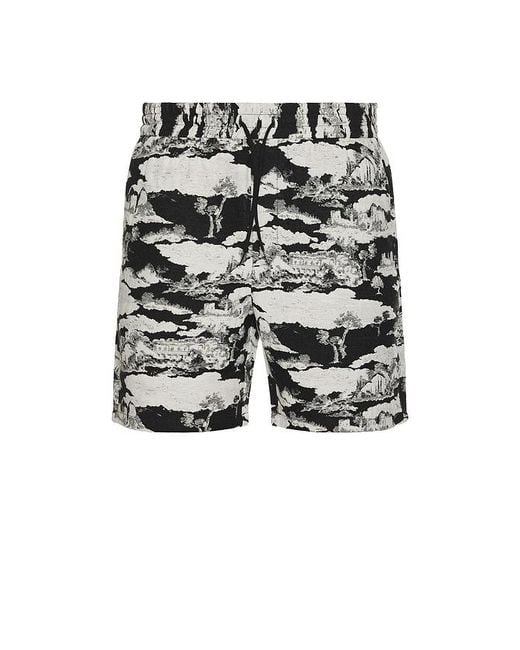 Les Deux Multicolor Otto Ruins Jacquard Shorts for men
