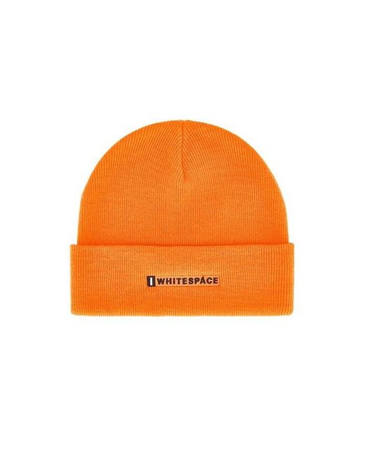 White/space Black Beanie