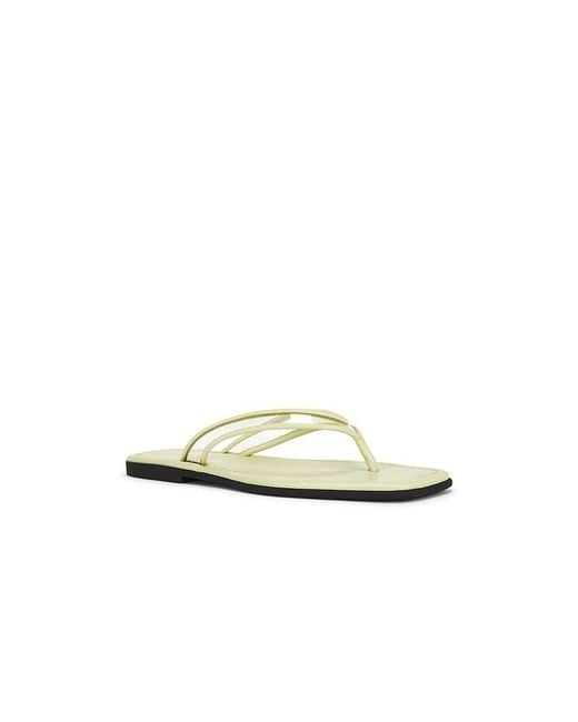 Veronica Beard White Clea Piping Sandal