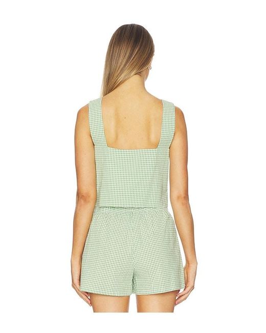 Show Me Your Mumu Green Maren Top