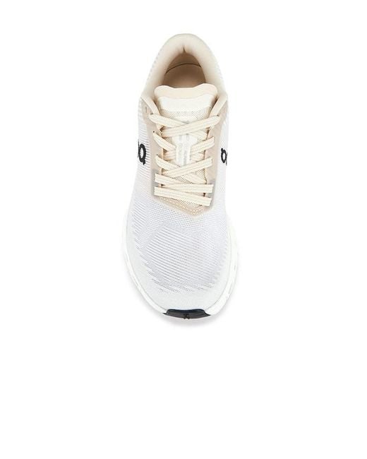On Shoes White Cloud 6 Push Sneaker