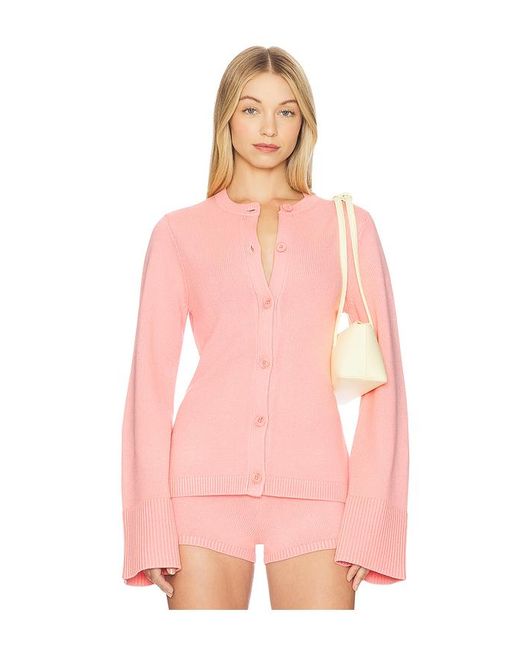 SER.O.YA Pink Tira Knit Cardigan