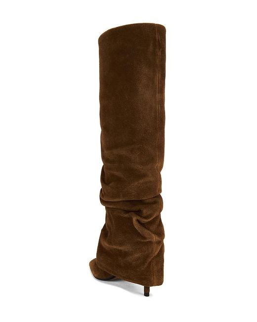 SCHUTZ SHOES Brown Mikki Up Cloak Boot