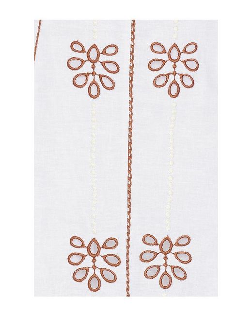 Charo Ruiz White Naia Long Dress