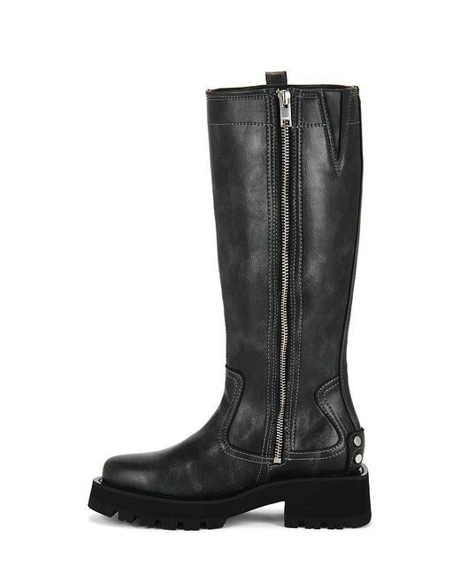 Ganni Black Boot Studs