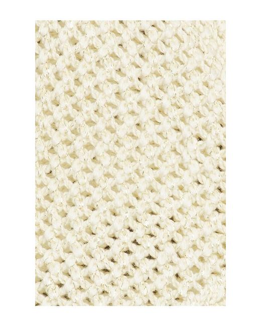 retroféte Natural Isaure Crochet Top