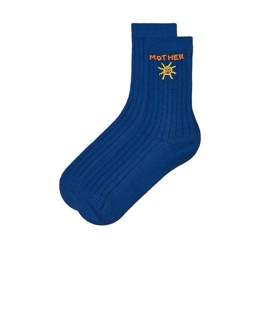 Mother Blue The Half Step Socks