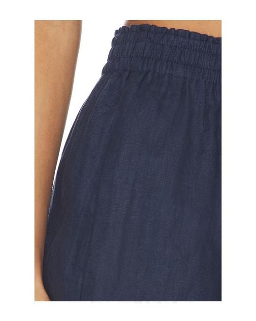 PERFECTWHITETEE Blue Linen Shorts