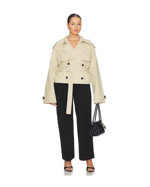 L'academie Natural 'Academie Kimmi Cropped Trench Jacket