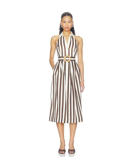 Cara Cara White Quentin Midi Dress