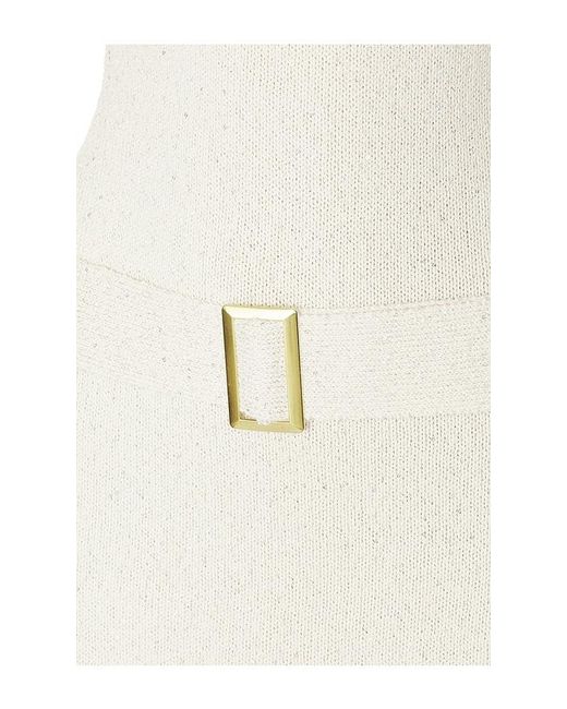Asta Resort White Maya Long Sleeve Mini Belted Dress