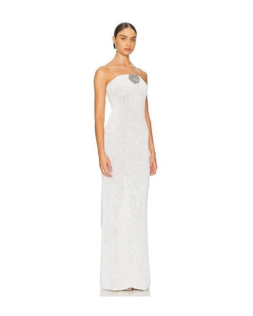 Asta Resort White Chiara Column Dress