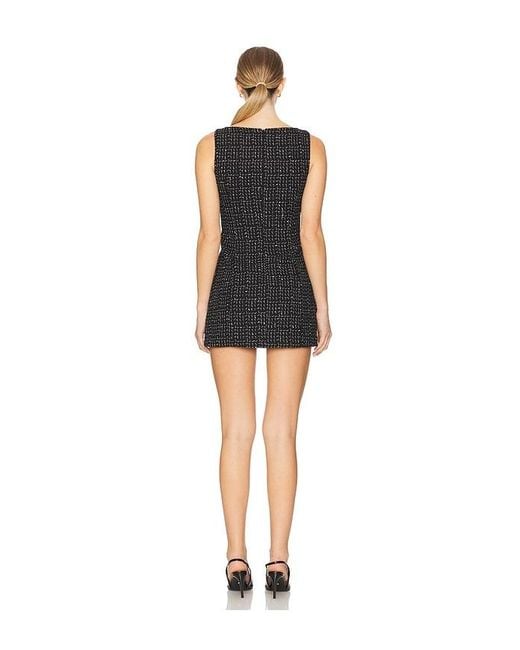 MAJORELLE Black Sabella Mini Dress