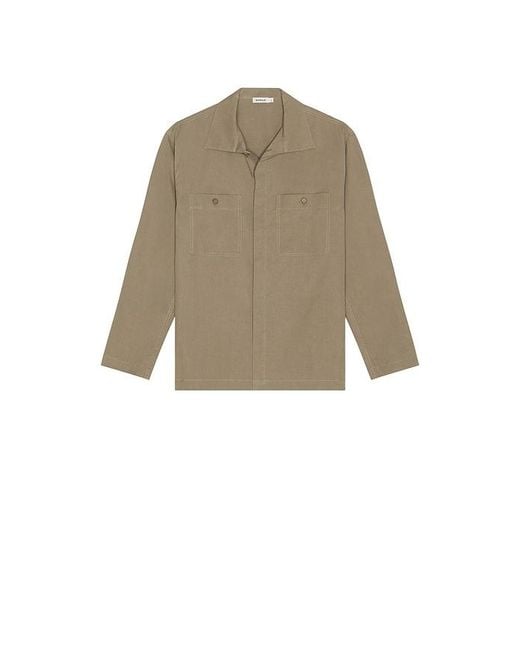 Jonathan Simkhai Natural Sean Shirt Jacket for men