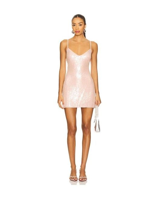 superdown White Alba Mini Dress