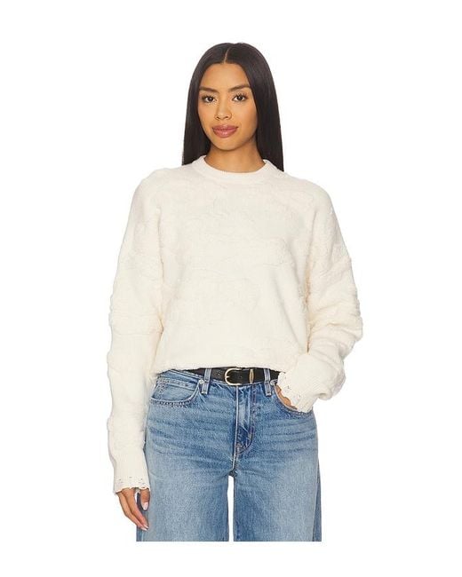 Clea Blue Lennox Cloud Jacquard Knit