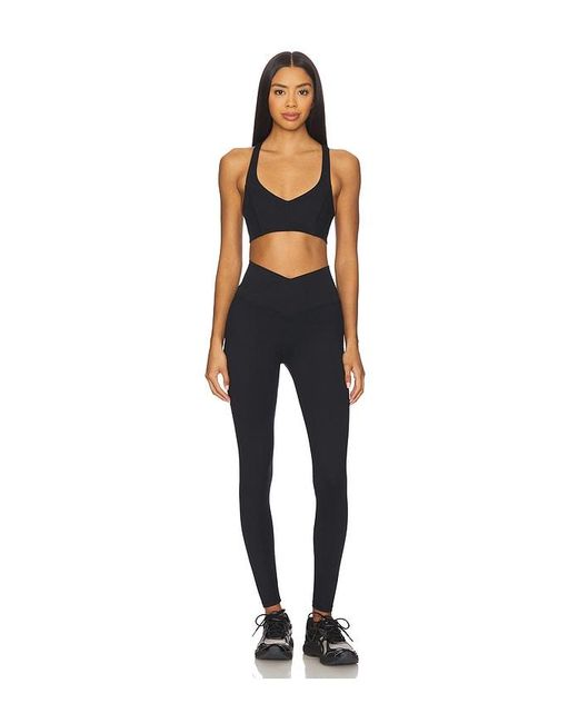 WellBeing + BeingWell Blue Flowwell Callista Crossover Legging
