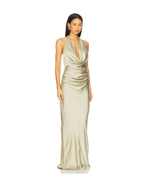 Nookie Metallic Penelope Drape Gown