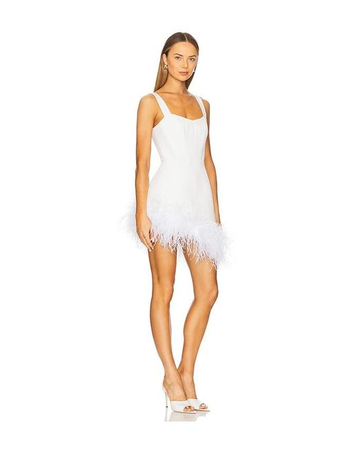 Santa Brands White Swan Mini Dress