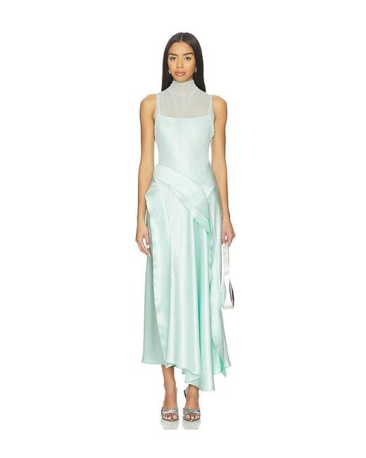 Acler Blue Daleson Maxi Dress