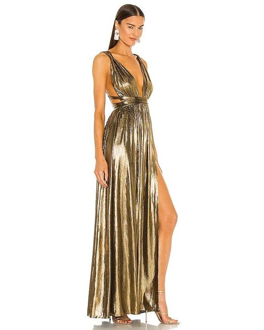 Bronx and Banco Yellow Goddess Gown