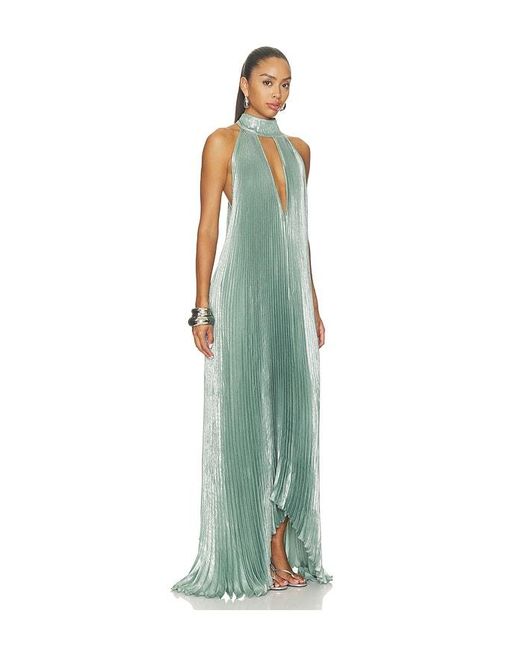 L'idée Green Opera Gown