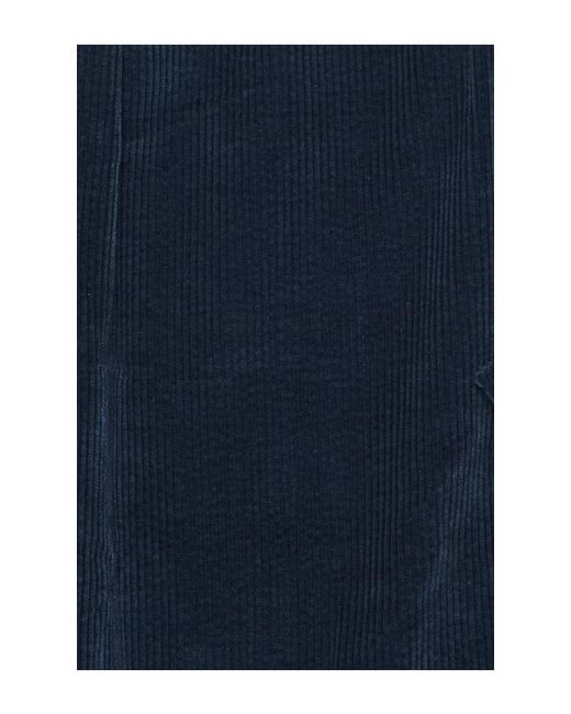 Polo Ralph Lauren Blue Long Sleeve 8 Wale Cord Ranger Sport Shirt for men