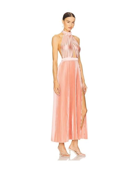 L'idée Pink Renaissance Split Gown