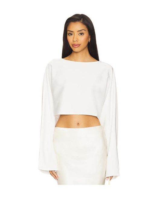 ALL THE WAYS White Alessa Top