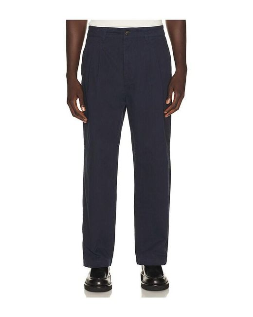 Rhythm Blue Twill Pressed Trouser for men