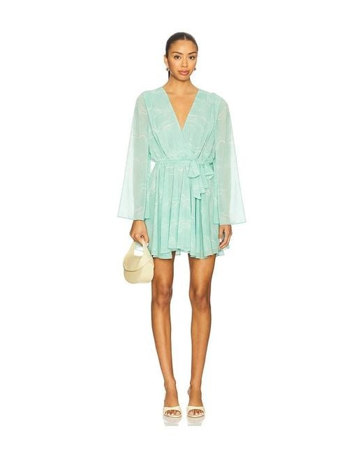 MISA Los Angles Green Kleid Kaia