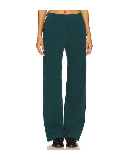 La Ligne Green Corduroy Pant