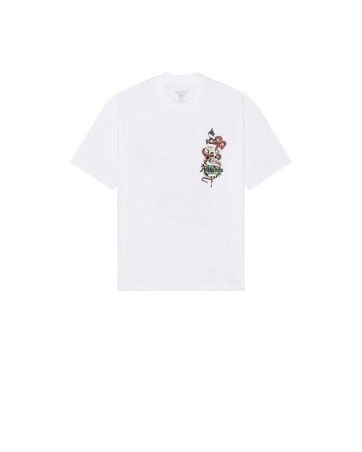 AllSaints White Blade Crew Tee for men