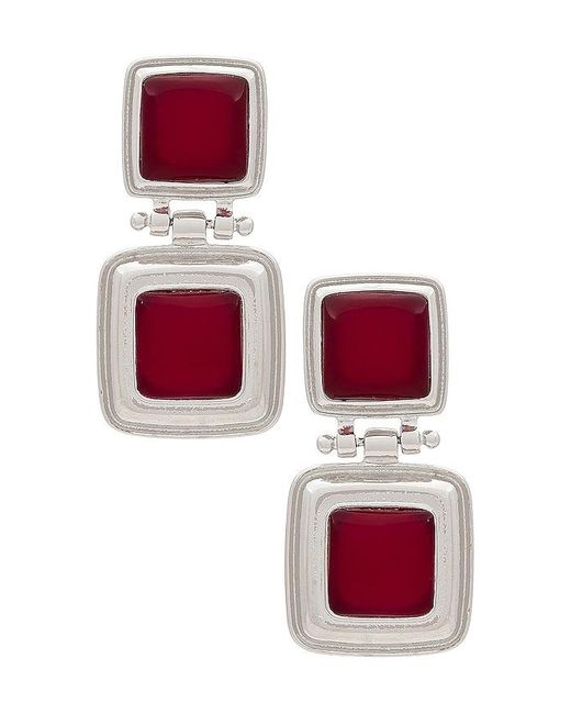 8 Other Reasons Red Art Deco Earrings
