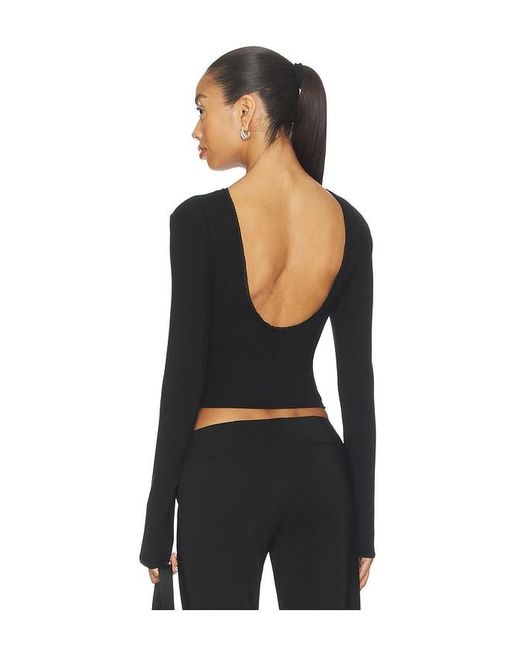 The Line By K Black Gad Top