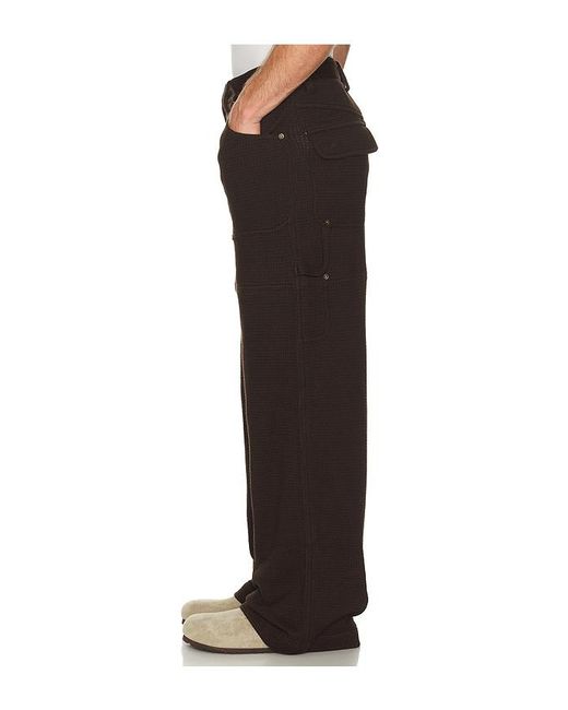 Isa Boulder Black Loop Patch Pants for men